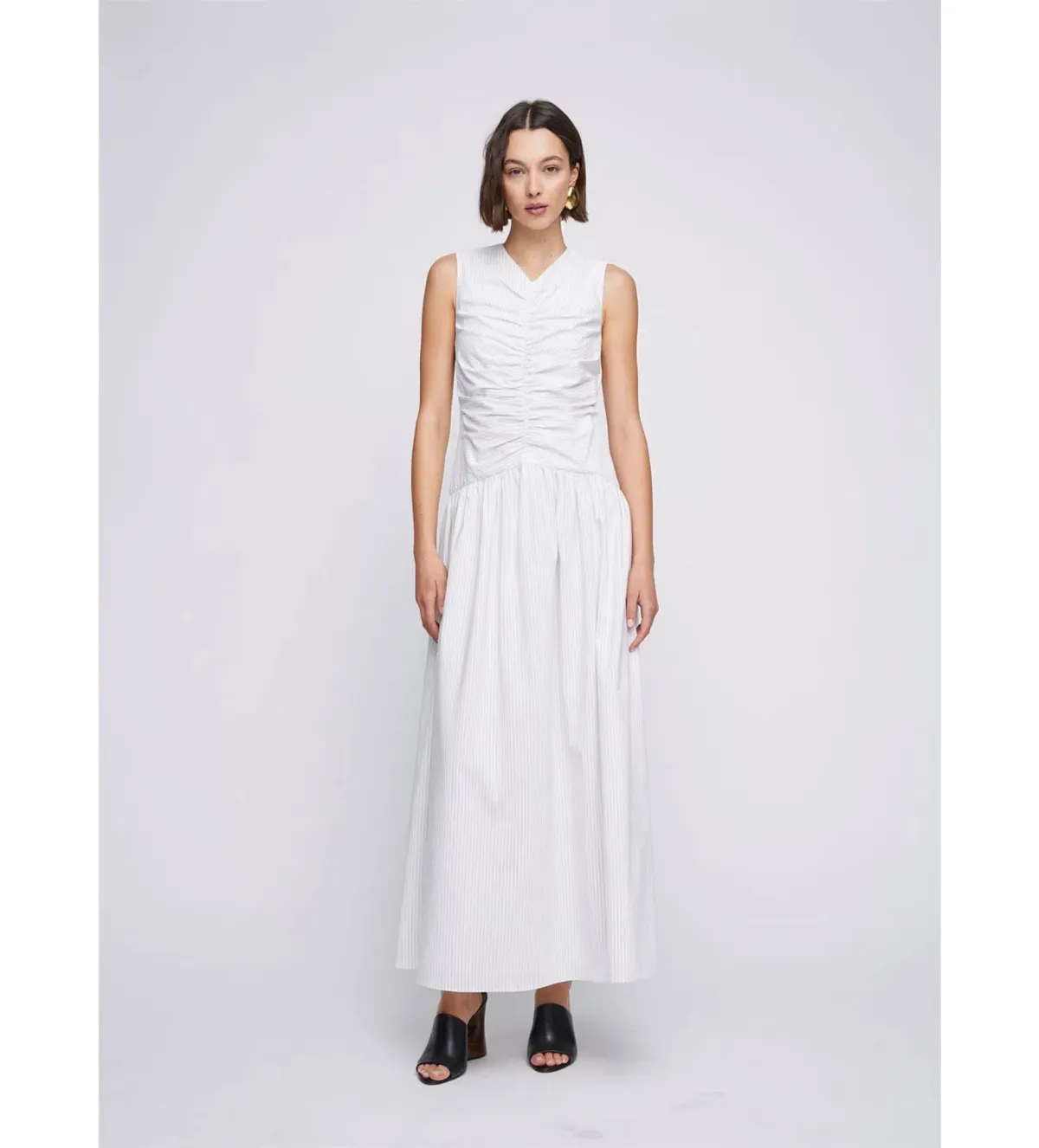 Anna Quan Arabella Maxi Dress Cotton Poplin Size AU 8 - Image 1