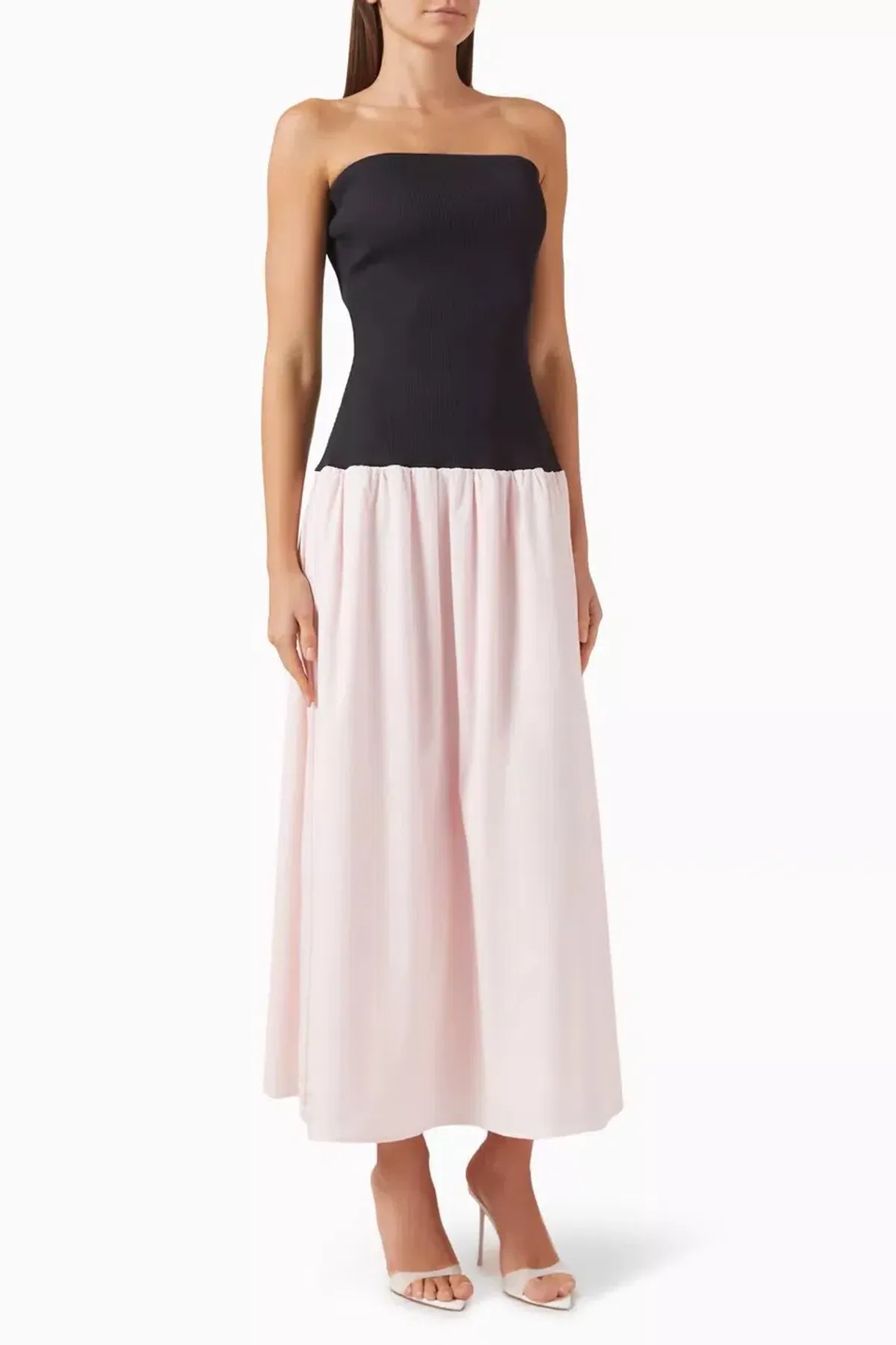 Anna Quan Amyra Strapless Midi Dress Peony Pink Size 6 - Image 4