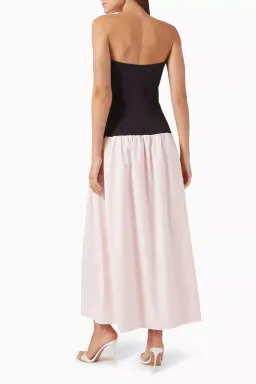 Anna Quan Amyra Strapless Midi Dress Peony Pink Size 6 for rent on The Volte - image 7