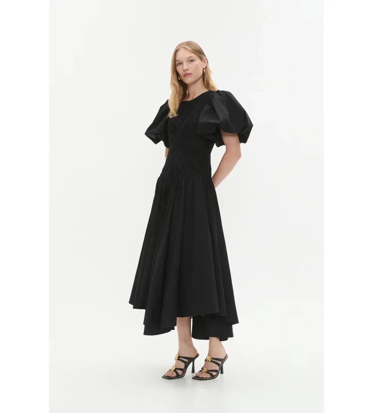 Aje Wisteria Midi Dress Black Size AU 12 - Image 2