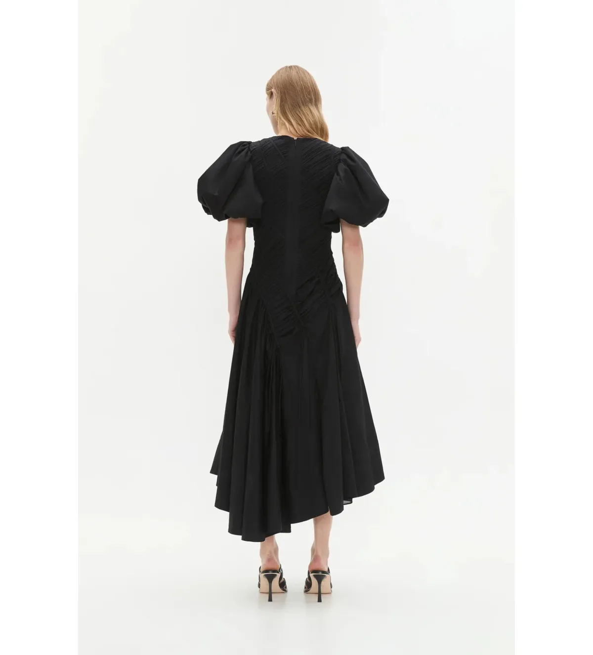 Aje Wisteria Midi Dress Black Size AU 12 - Image 3