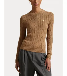 Polo Ralph Lauren Cable-knit Cotton Crewneck Sweater Neutral Size M / AU 12 for rent on The Volte - image 2