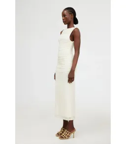 Significant Other Saria Midi Dress White Size AU 12  for rent on The Volte - image 2