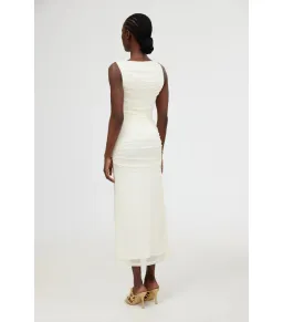 Significant Other Saria Midi Dress White Size AU 12  for rent on The Volte - image 3