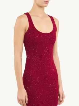 Asta Resort Ana Maxi Dress Wine Sequin Size XS / AU 6 for rent on The Volte - image 2