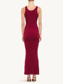 Asta Resort Ana Maxi Dress Wine Sequin Size L / AU 12 for rent on The Volte - image 3