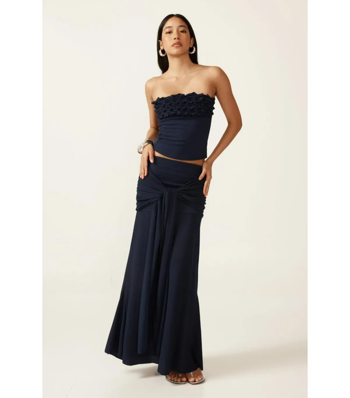Ance Gria Jude Top and Skirt Set in Navy Size AU 10 - Image 1