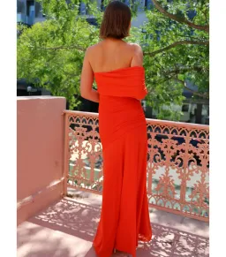 By Nicola Fiesta Off Shoulder Maxi Dress in Fiesta Size AU 6 for rent on The Volte - image 3