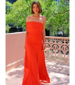 By Nicola Fiesta Off Shoulder Maxi Dress in Fiesta Size AU 6 for rent on The Volte - image 1