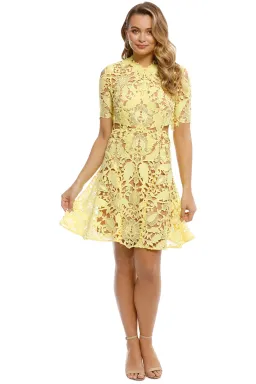 Thurley Dandelion Mini Dress Yellow Size 10 for rent on The Volte - image 1