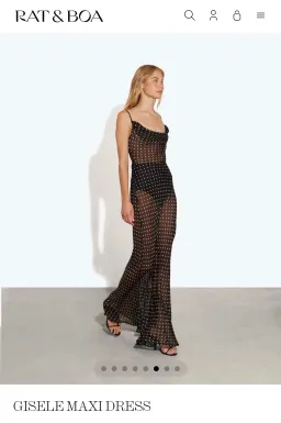 RAT & BOA GISELE MAXI DRESS size small  for rent on The Volte - image 1