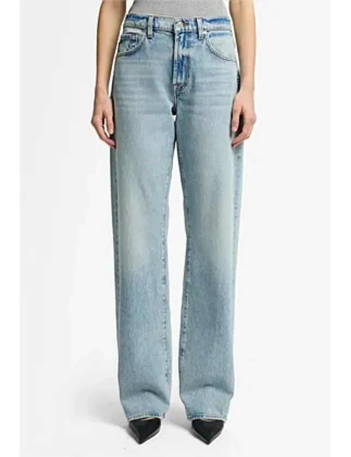 7 For All Mankind Tess Trouser Jean Size 14  - Image 3