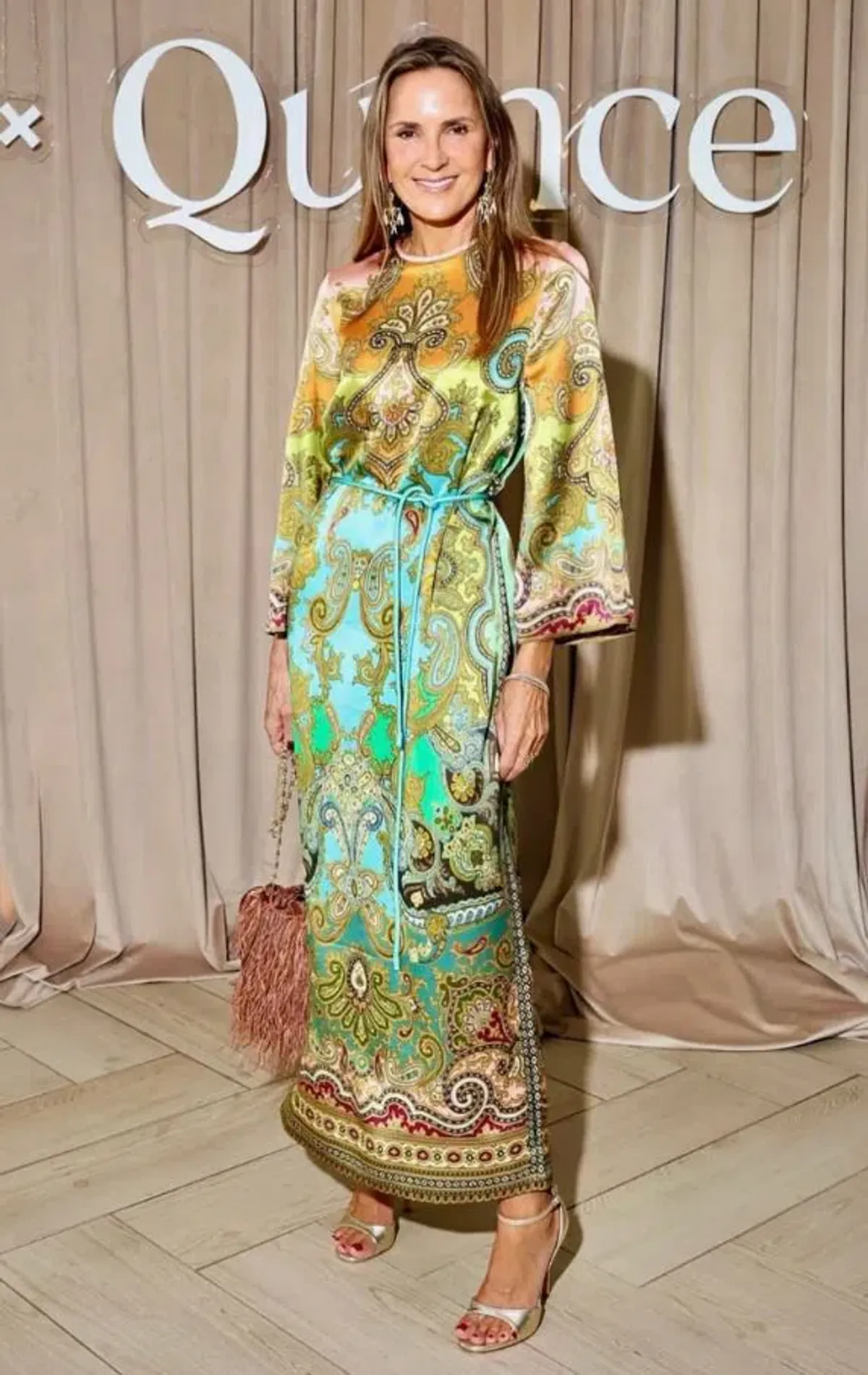 Alemais Clemenza Silk Midi Dress Multi  Size 14 - Image 1