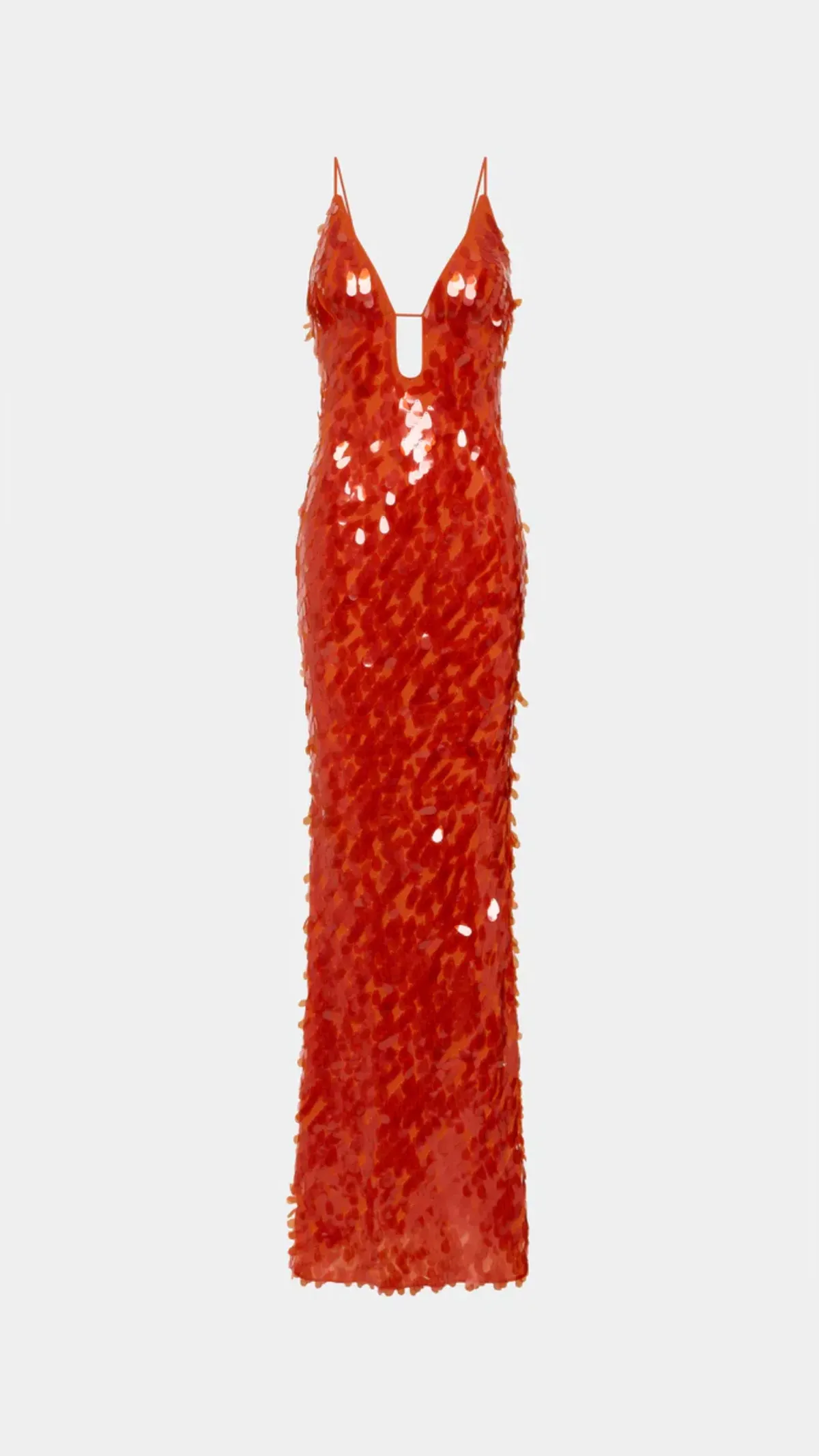 Misha  Sapphire Sequin Dress in Red Size L / Au 12 - Image 4