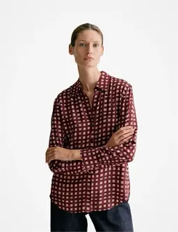 Trenery Mini Twill Painted Gingham Shirt Size 10  for rent on The Volte - image 3
