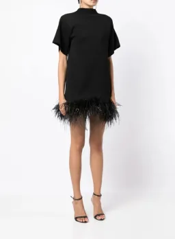 Rachel Gilbert Rita Mini Dress Black Size L / AU 14 for rent on The Volte - image 2