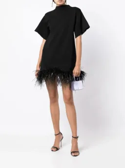 Rachel Gilbert Rita Mini Dress Black Size L / AU 14 for rent on The Volte - image 1