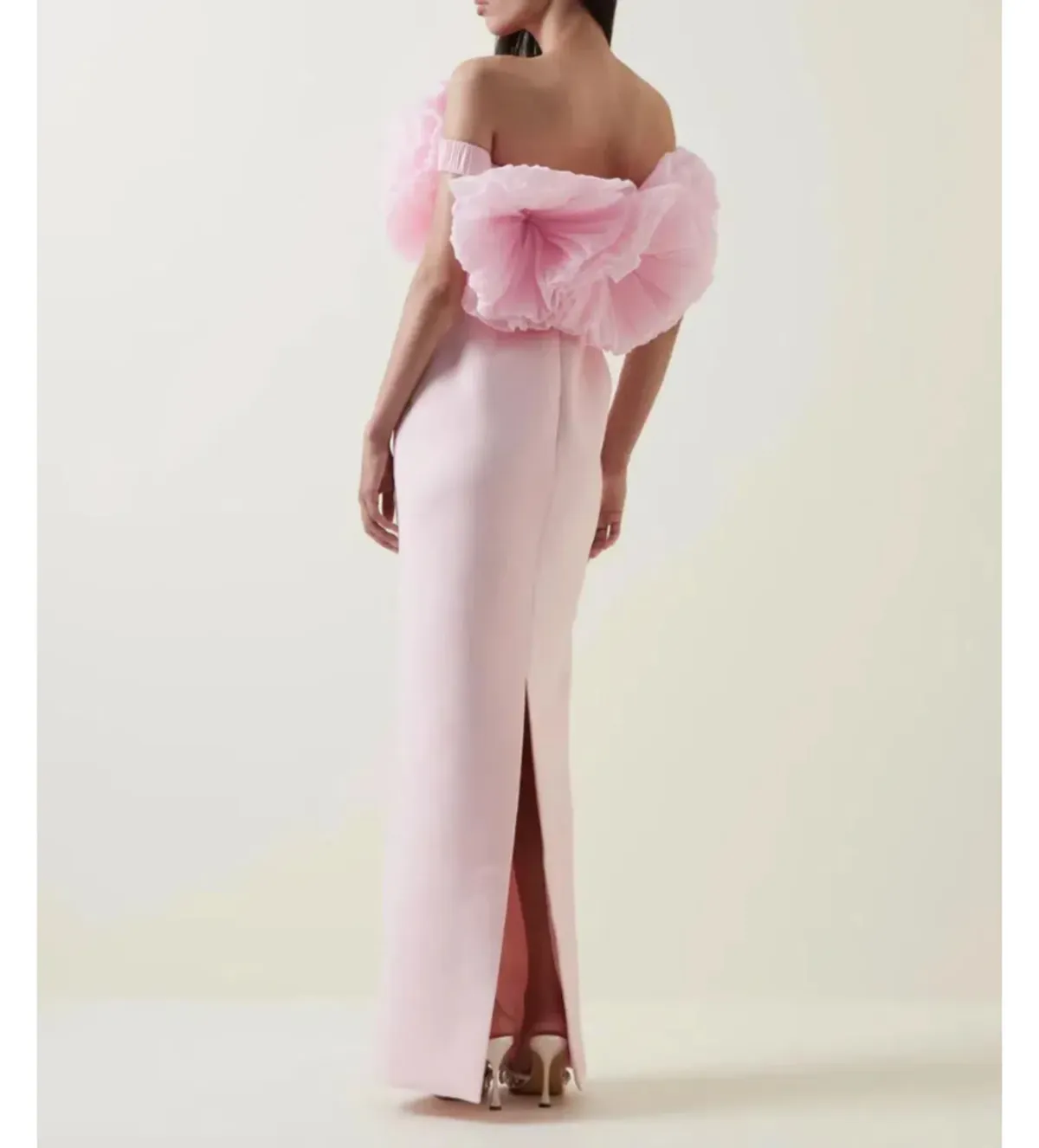 Rachel Gilbert Angelo Maxi Gown in Pink Size 3/AU12 - Image 3