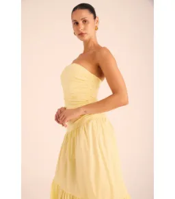 Lakeyo Gilat Maxi Dress Yellow Size M / AU 10 for rent on The Volte - image 3