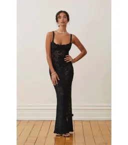 Arcinaori Margot Maxi Dress Black Size Small / AU 8  for rent on The Volte - image 1