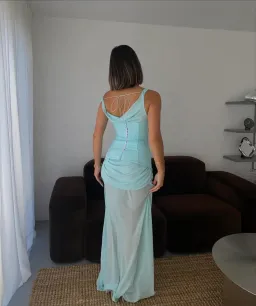 Natalie Rolt Cadence Gown Baby Blue Size 0 /Au 6  for rent on The Volte - image 3