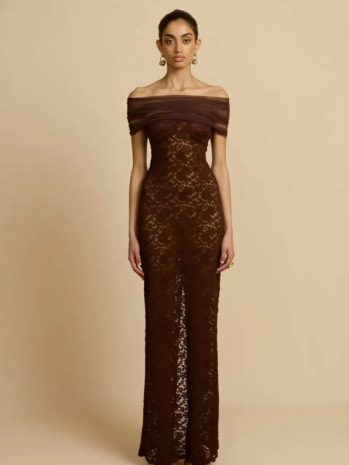 Arcina Ori Milana Dress Chocolate Size S/Au 8 - Image 1