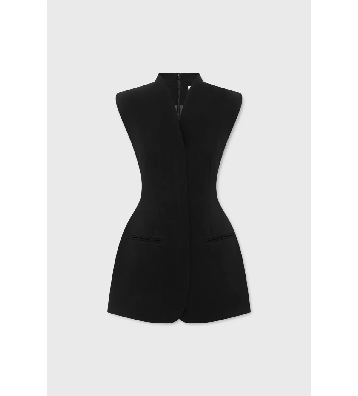 Capsule WD Cross Mini Dress Black Size AU 12 - Image 6