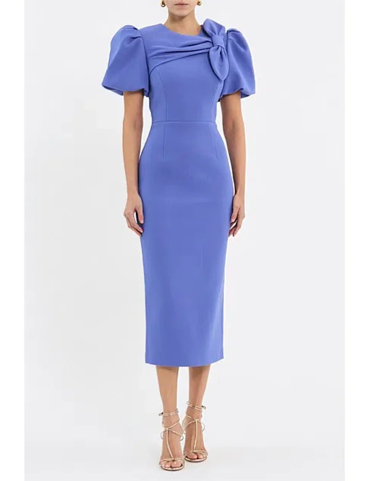 Rebecca Vallance Violetta Midi Dress in Periwinkle Blue Size AU14 - Image 2