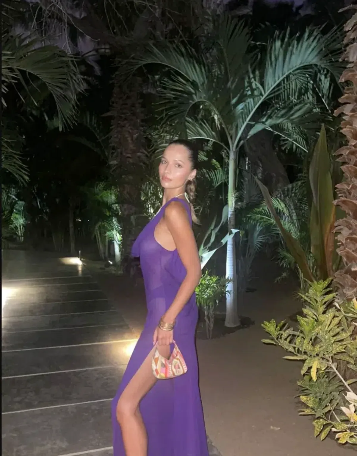 Rat & Boa Absinthe Maxi Dress in Purple Size AU8 - Image 2