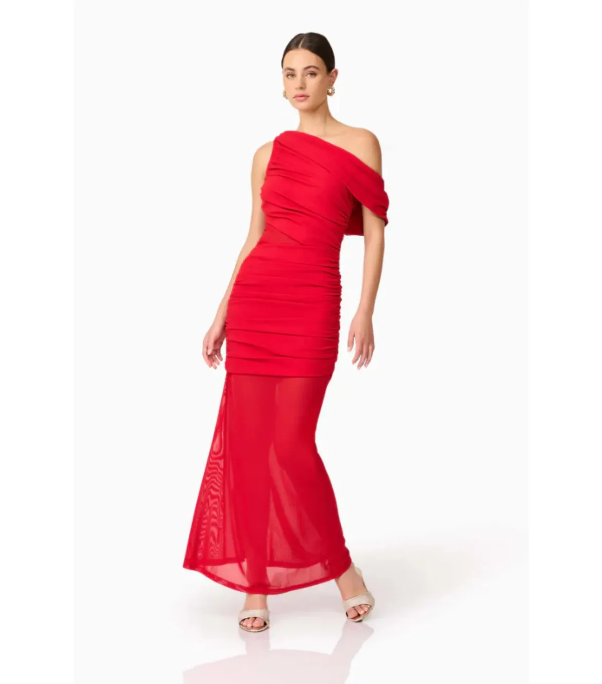 Elliatt Darya Maxi Dress Red Size AU 12 - Image 4