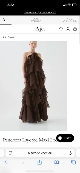 AJE Pandorea layered maxi dress for rent on The Volte - image 2