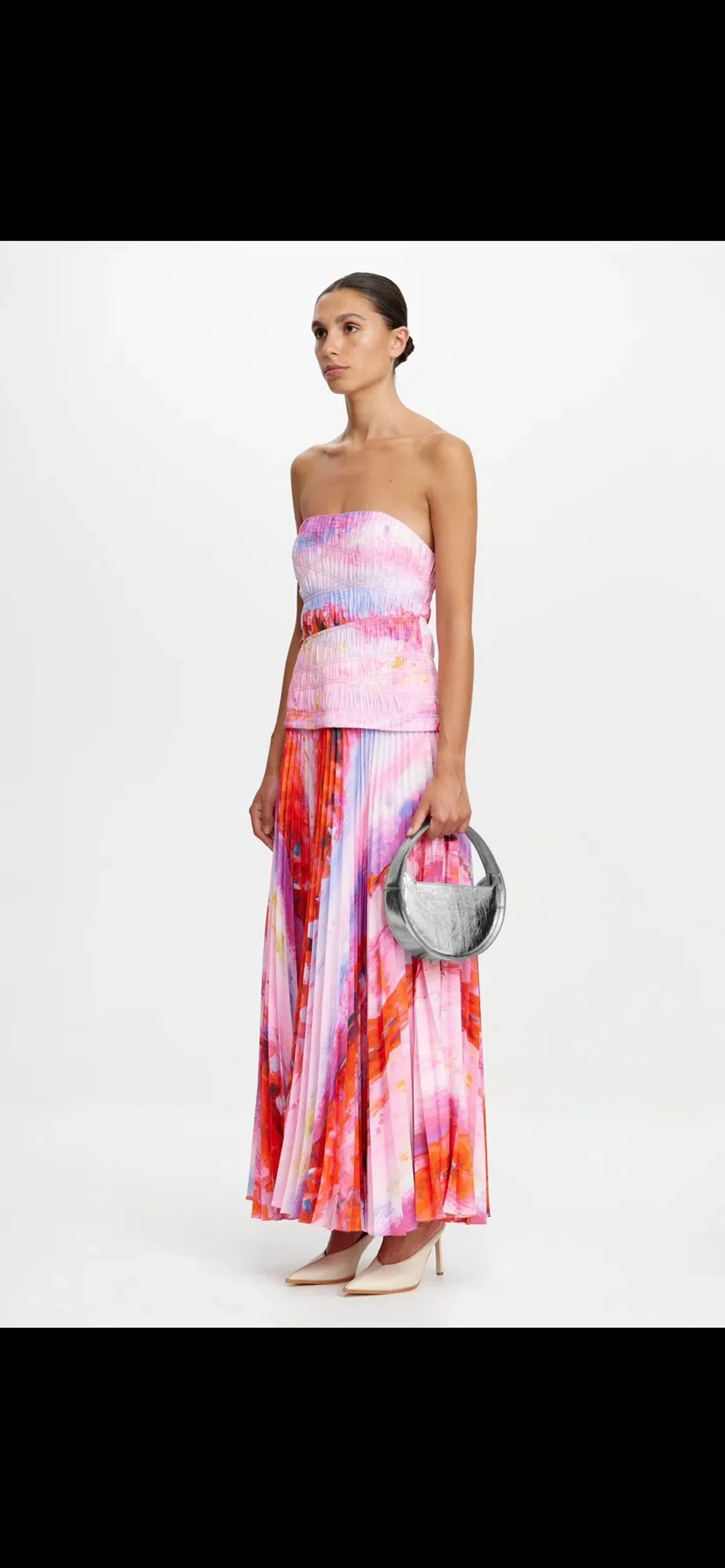 Acler Rockland Midi Dress Multi Size 10 - Image 2