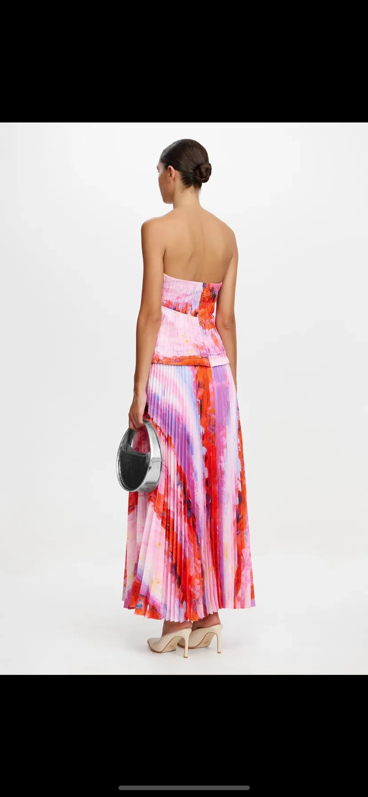 Acler Rockland Midi Dress Multi Size 10 - Image 3
