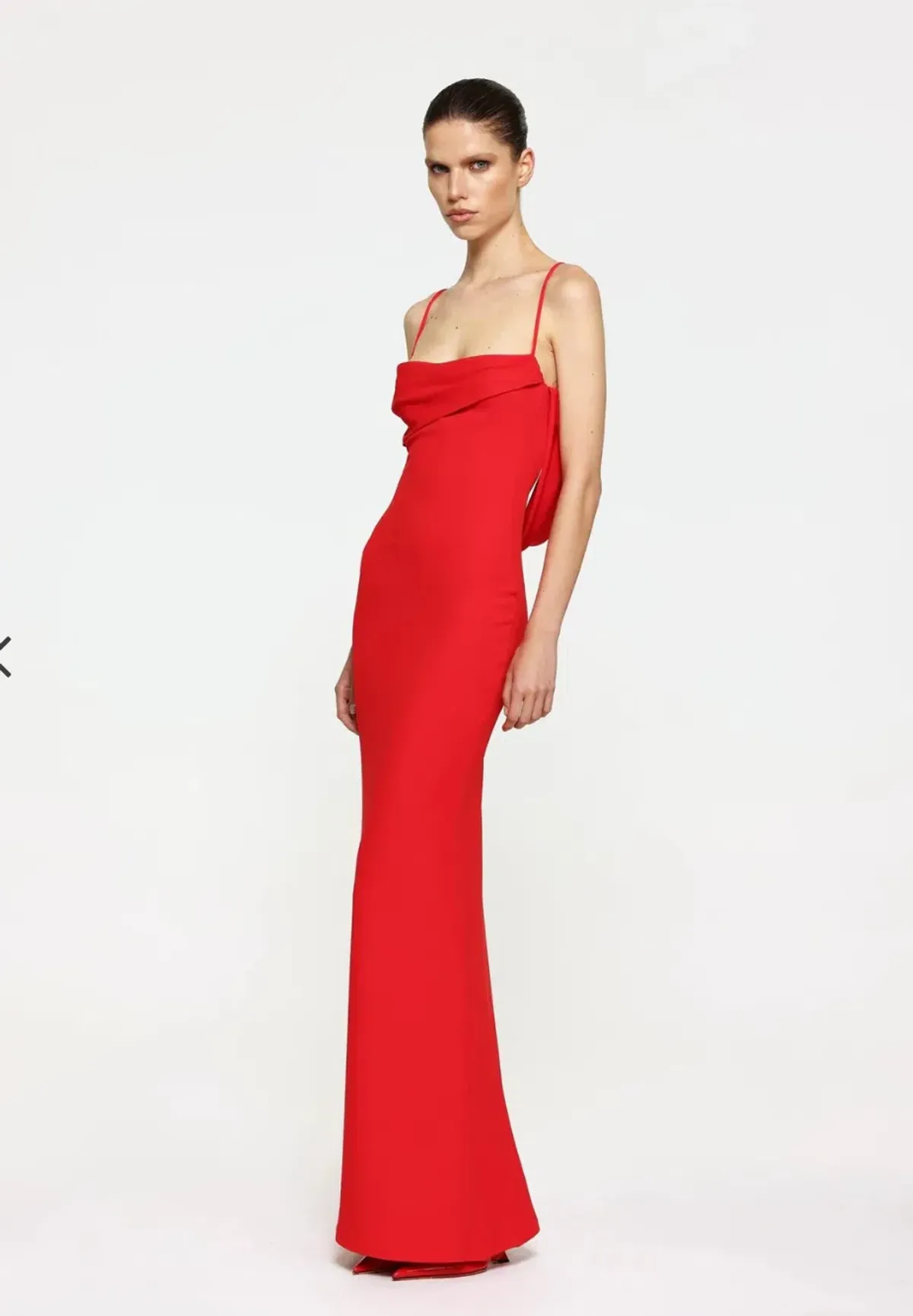 Effie Kats Havilland Gown Cherry Red Size XS/Au 6 - Image 1