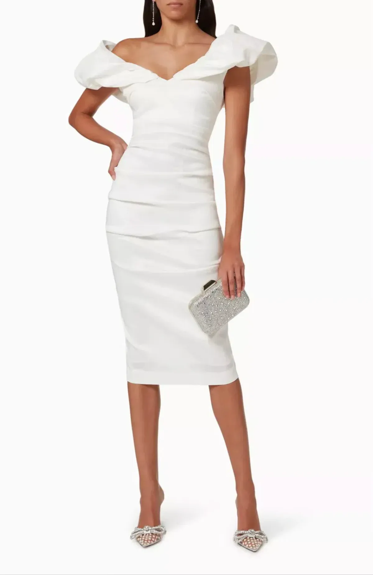 Rachel Gilbert Frey Dress White Size 0/AU6 - Image 1