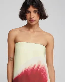 Rat & Boa Antheia Dress Cream Print Size L / AU 12 for rent on The Volte - image 2