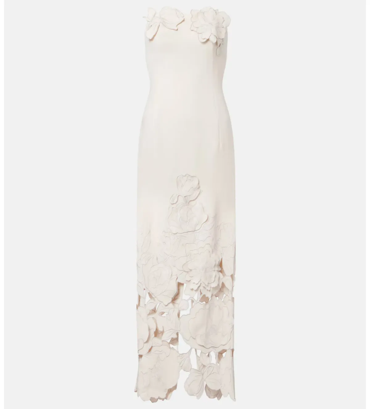 Leo Lin Rayna Dress White  Size 8 - Image 2