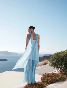 Matters Store Monaco Dress Sky Blue Size 10 for rent on The Volte - image 2