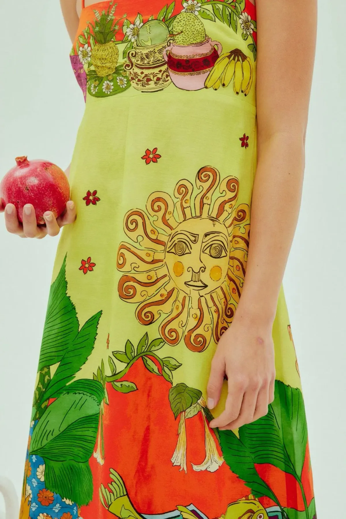 Alemais Tiger Day Dress Multi Size 16 - Image 2