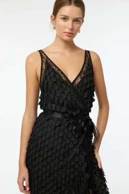 Manning Cartell Supreme Extreme Wrap Dress Black  Size 10  for rent on The Volte - image 4