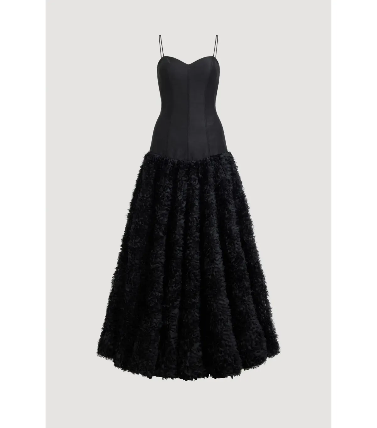 Aje Colette Corset Textured Maxi Dress Black Size AU 14 - Image 6