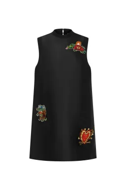 Alemais Ginger Embellished Mini Dress Black Size AU 14 for rent on The Volte - image 4