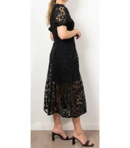Zoe Kratzmann Lyric Midi Dress Black Size 0 / AU 6 for rent on The Volte - image 4