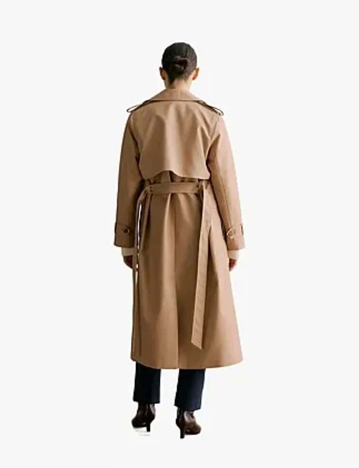 Double Cloth Trench Coat Size 16  - Image 5