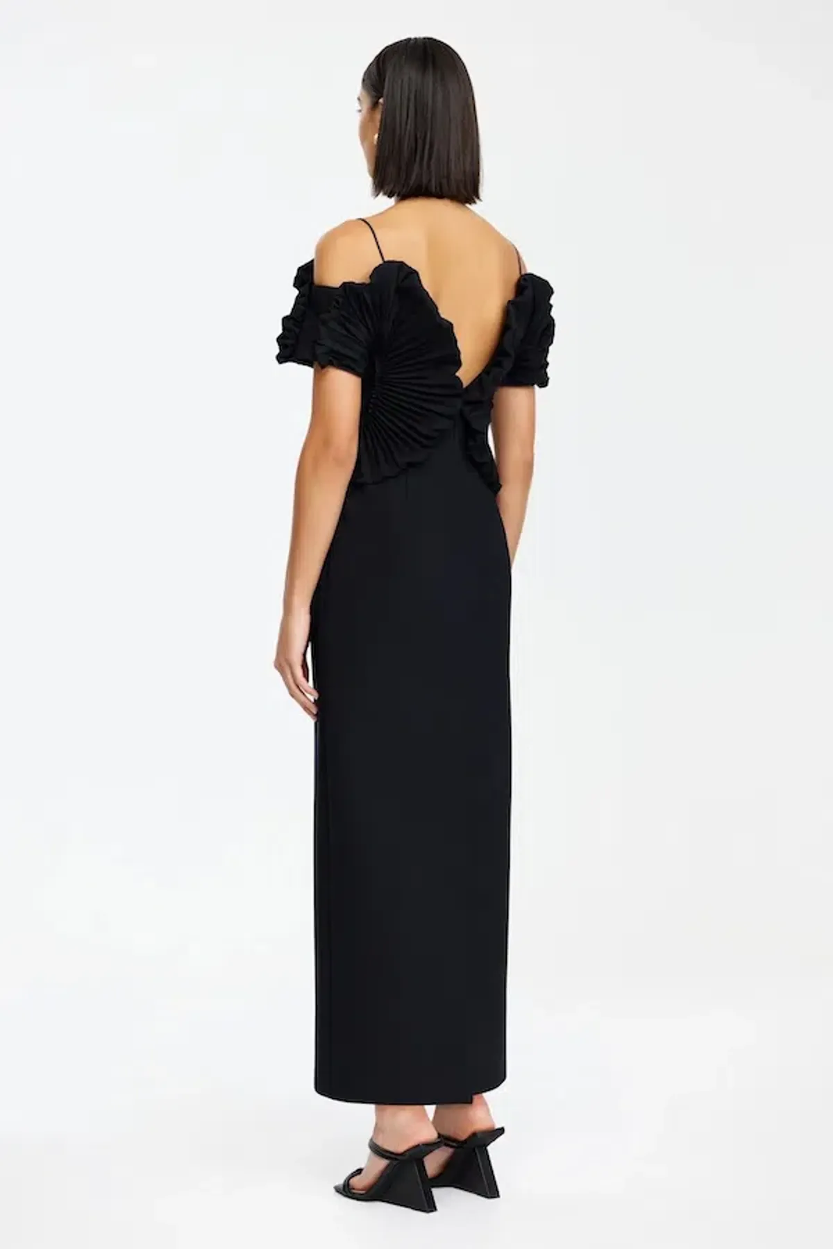 Acler Darnhill Midi Dress Black Size 12 - Image 5