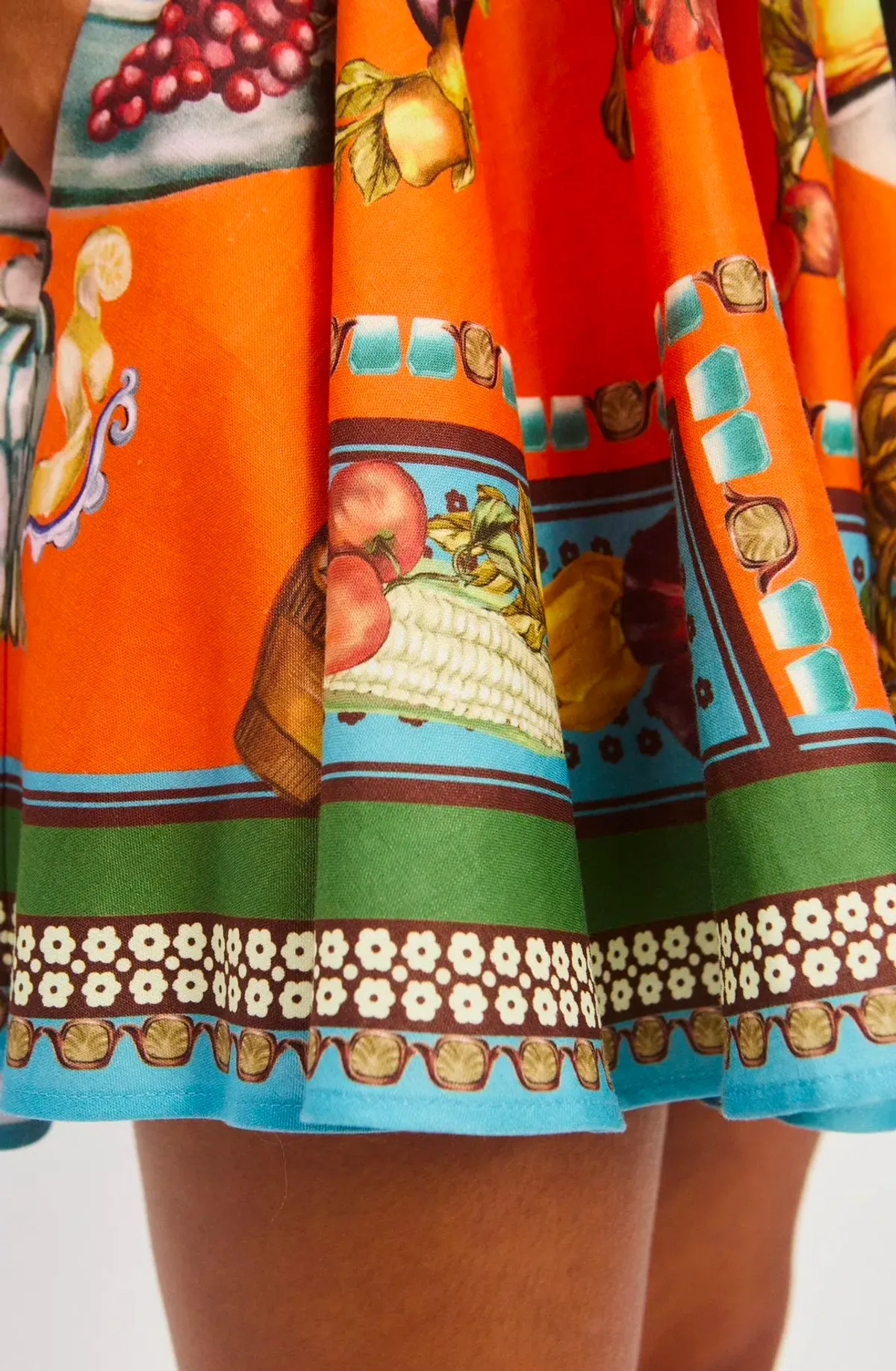 Alemais Rocco Mini Sundress Orange Size 10 - Image 4