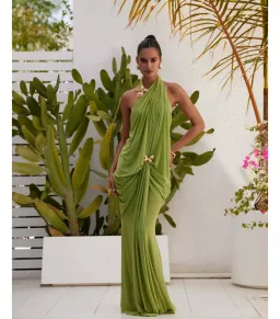 Abyss by Abby Debut Maxi Dress Green Size AU 8 for rent on The Volte - image 1