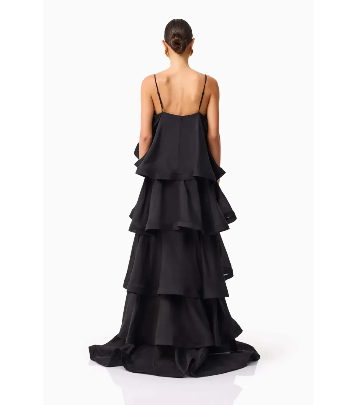 Elliatt Tilly Tiered Maxi Dress Black Size M / AU 10 - Image 5
