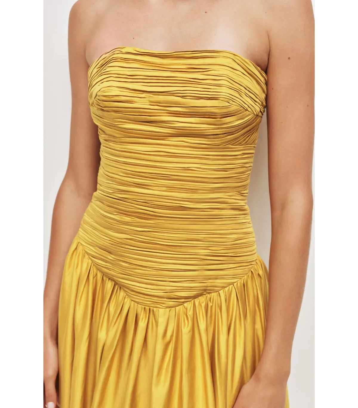 Aje Marigold Midi Dress in Chartreuse Size AU 8 - Image 3