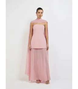Sheike Marissa Maxi Dress Pink Size AU 16 for rent on The Volte - image 5